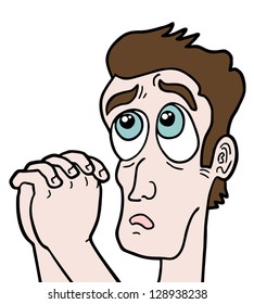 Man praying