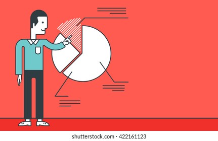 Man presenting business report.