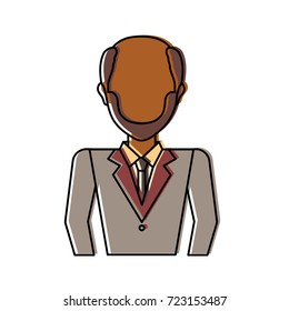 man professional   avatar vector illustration