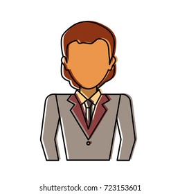 man professional   avatar vector illustration