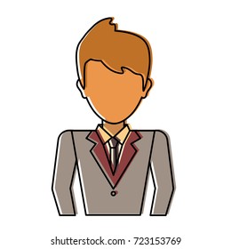man professional   avatar vector illustration