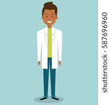 man professional doctor avatar