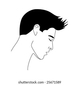 man profile