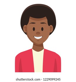 Man profile cartoon