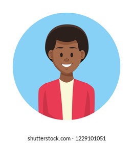 Man profile cartoon