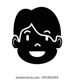 Man profile cartoon