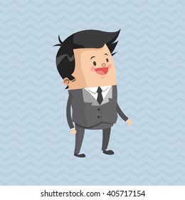 Man profile design , vector illustration
