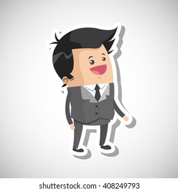 Man profile design , vector illustration