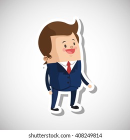 Man profile design , vector illustration