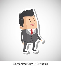 Man profile design , vector illustration