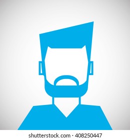 Man profile design , vector illustration
