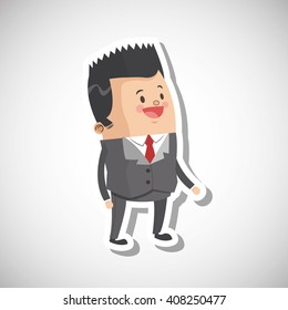 Man profile design , vector illustration