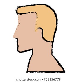 man profile shirtless avatar character