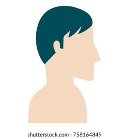 man profile shirtless avatar character