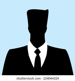 man profile silhouette