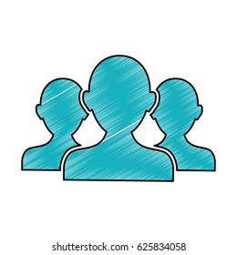 Man profile silhouette