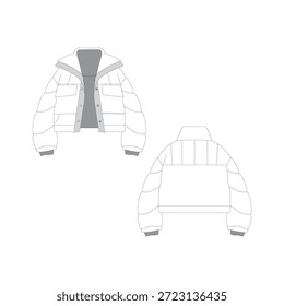 Maqueta de diseño de chaqueta de hombre