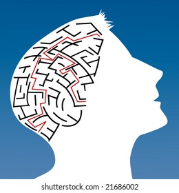 man with puzzle