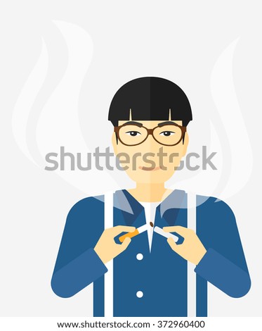 Similar – Image, Stock Photo smoke Healthy Health care
