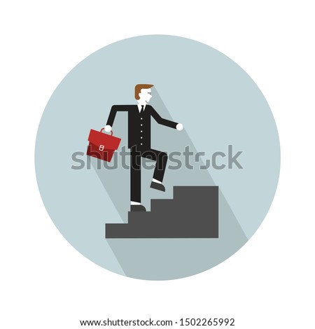 man raise up stairs icon - From web, universal and Miscellaneous Icons set