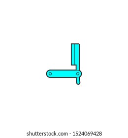 Man razor icon. Simple illustration of man razor vector icon for web design isolated on white background