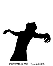 A man reaches for his dream