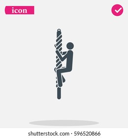 Man reaching the goal.