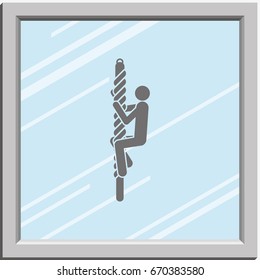 Man reaching the goal.