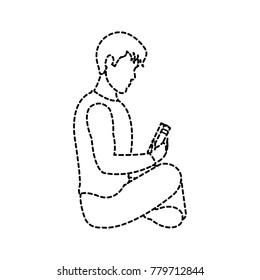 Man reading design