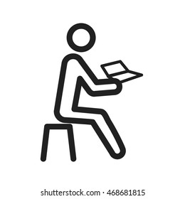 Man Reading Storybook