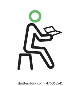 Man Reading Storybook