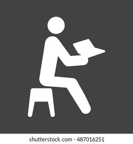 Man Reading Storybook