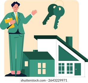 Man in Real Estate Business