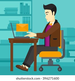 Man receiving email.