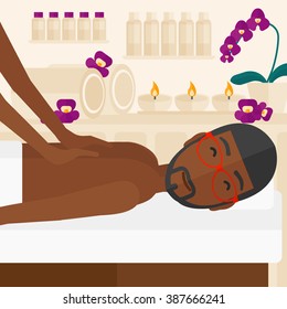 Man recieving massage.