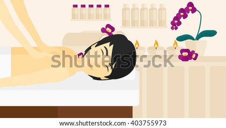 Man recieving massage.