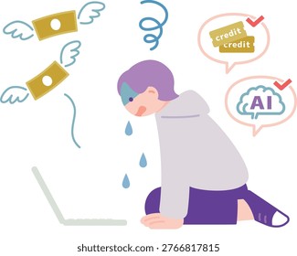 Man in the Red After Failed AI Side Hustle, Horrified by Subscription Fees