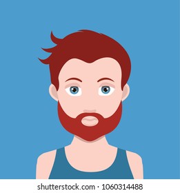 Man with red beard