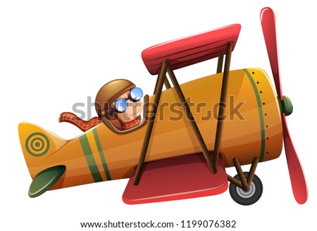 Similar – Image, Stock Photo A vintage aircraft in an airport