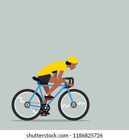 man riding a bicycle