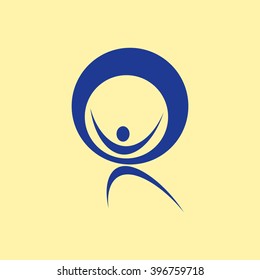 Man In Round Icon.
