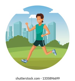 man running athlete