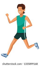 man running athlete