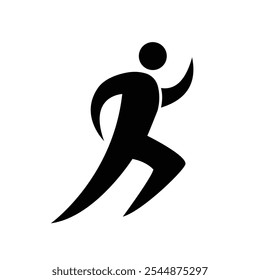man running atletic sport icon symbol