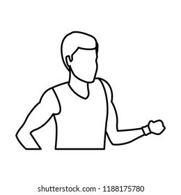 Man running avatar