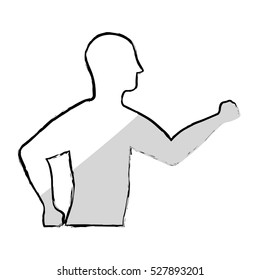 man running fitness icon vector illustration graphic design