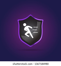 man running icon