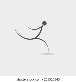 man running icon