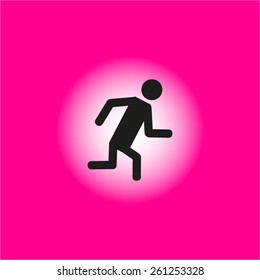man running icon