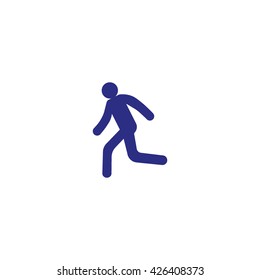 man, running, icon